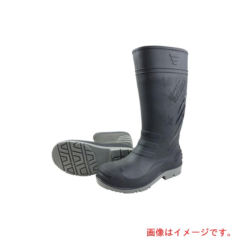 喜多（KITA）　ＴＰＥ踏貫き防止セーフティブーツ　ブラック　Ｌ（２５．５～２６．０）　【品番：KR7470-BK-L】