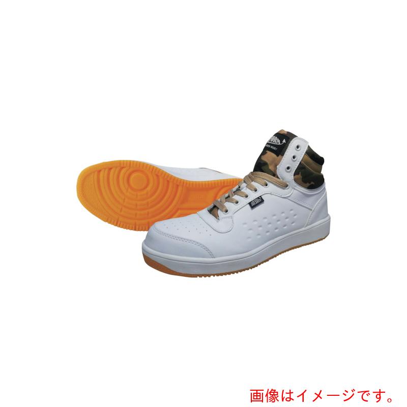喜多(KITA) ハイカットセーフティスニーカー MG5670 ホワイト 26.5 【品番:MG5670-WH-26.5】