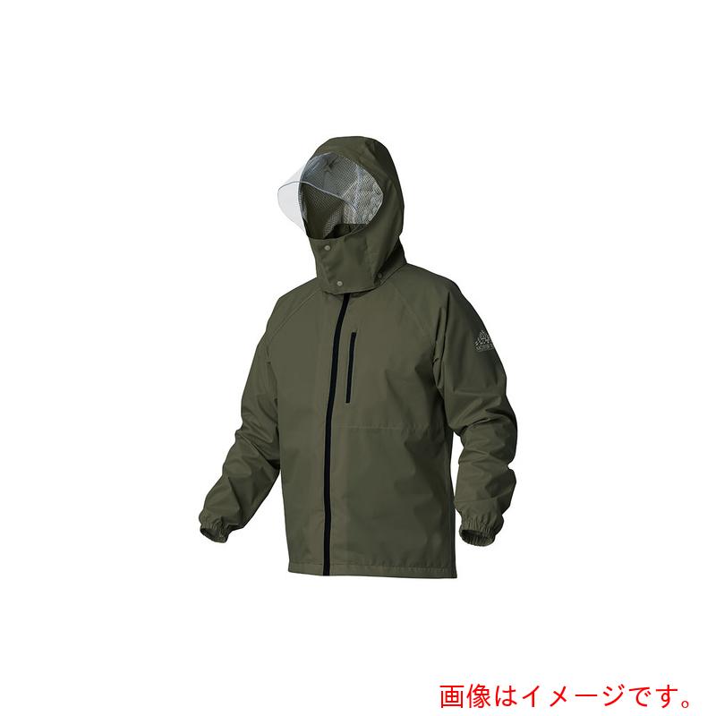 喜多（KITA）　ブレスライトレインウェア　透湿合羽　カーキ　３Ｌ（ＸＬ）　【品番：NO2940-KHI-3L】