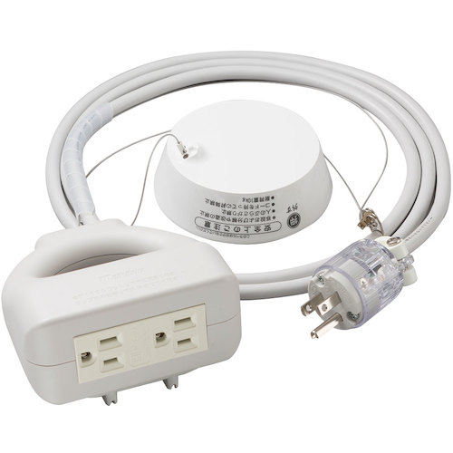 明工社（M.K.S.）　病院用吊り下げ接地タップ　通電表示ランプ無し　【品番：MR7581】