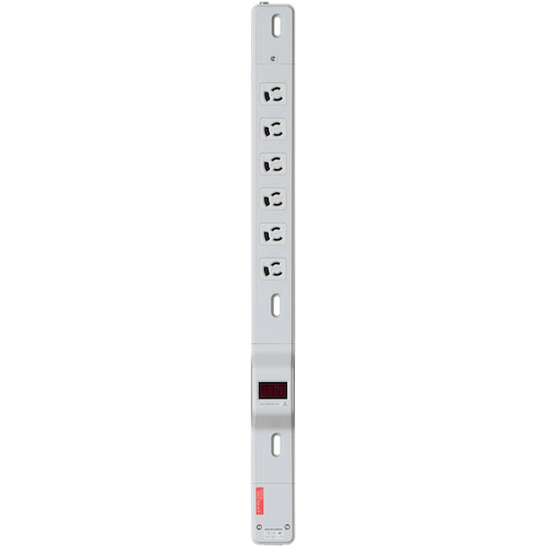 明工社（M.K.S.）　ＦＭ２０Ａコンセントバー（６コ口）電流監視装置付　【品番：MR7851】｜住設プロ　店