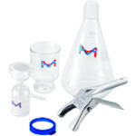メルク（MERCK）　全ガラス製４７ｍｍ　フィルターホルダー、３００ｍＬ　ファネル　【品番：XX1514700】