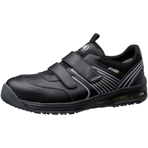 ミドリ安全 静電耐滑ワイド樹脂先芯スニーカー ISA−805S 24.5cm ※順次、品番:「ISA⇒IA」に変更予定 【品番:ISA-805S-BK-24.5】|住設プロ 店