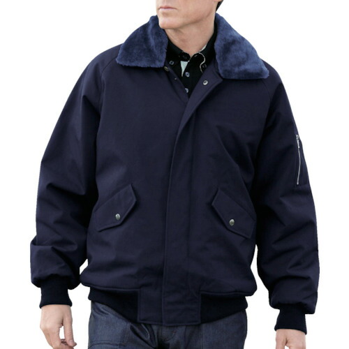 ミドリ安全 防寒 綿 パイロトジャンパー 米国海軍 ３Ｌ 【品番：PJ17-UE-3L】 DIY・工具-安全・保護用品-花・ガーデン・DIY
