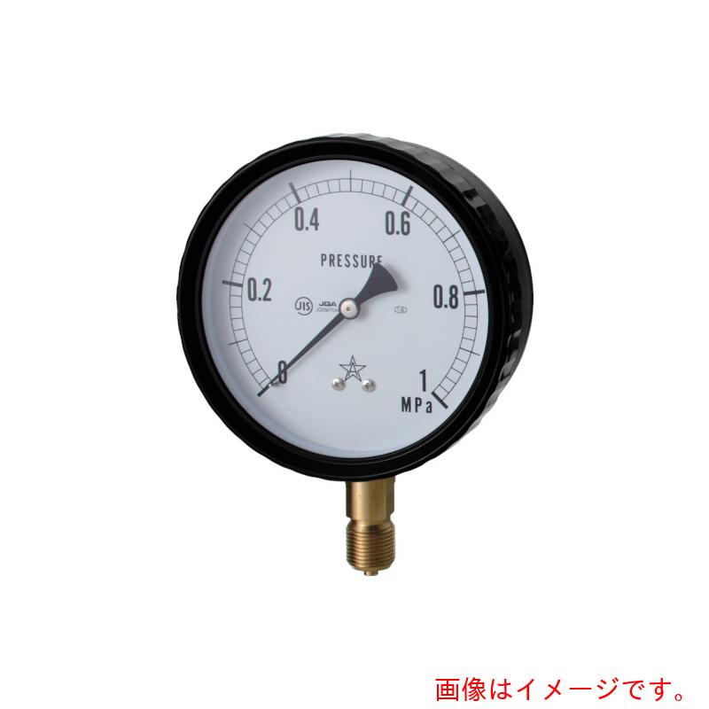 右下精器製造　密閉形圧力計　【品番：W411-241-0.4MPA】