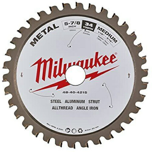 Milwaukee Tool 150mm チップソーカッター用交換刃 34T (鉄鋼用) 【品番:48-40-4215】