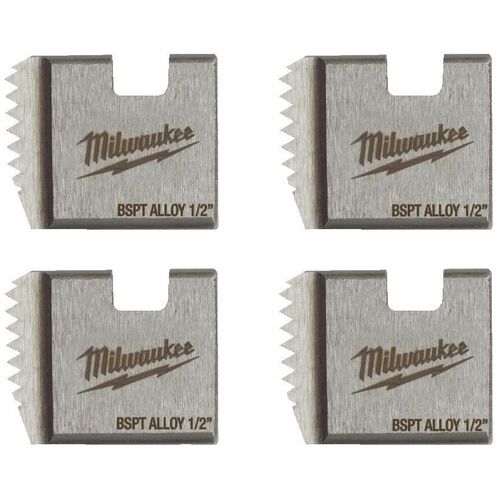 Milwaukee Tool 鋼管用チェーザ（４枚） ＰＴ １／２”（１５Ａ） 【品番：4932480227】