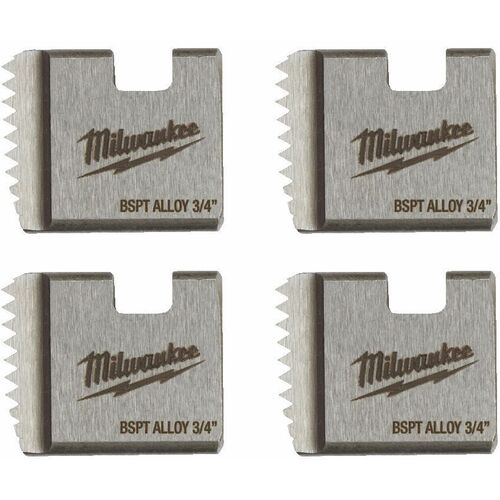Milwaukee Tool 鋼管用チェーザ（４枚） ＰＴ ３／４”（２０Ａ） 【品番：4932480228】