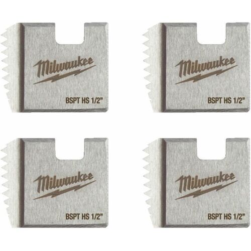 Milwaukee Tool ステンレス鋼管用チェーザ（４枚） ＰＴ １／２”（１５Ａ） 【品番：4932480233】