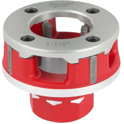 Milwaukee Tool　鋼管用チェーザ（４枚）付ダイヘッド　１－１／４”（３２Ａ）　【品番：4932480248】