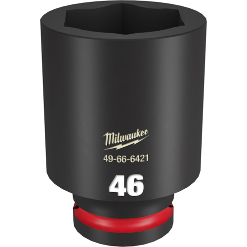 Milwaukee Tool　ＳＨＯＣＫＷＡＶＥ　ＩＭＰＡＣＴ　ＤＵＴＹ　ディープインパクトソケット　３／４インチ（１９ｍｍ）角　４６ｍｍ　【品番：49-66-6421】