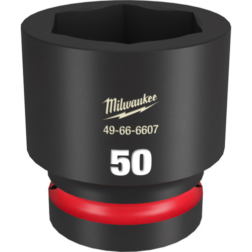 Milwaukee Tool ＳＨＯＣＫＷＡＶＥ ＩＭＰＡＣＴ ＤＵＴＹ 差しひびきソケット １in（２５．４粍）角 ５０粍 【品番：49-66-6607】