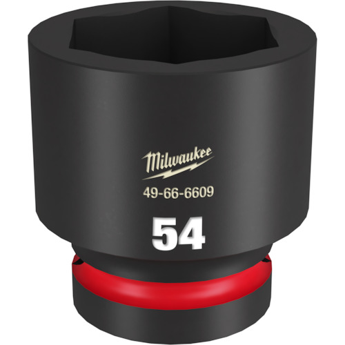 Milwaukee Tool ＳＨＯＣＫＷＡＶＥ ＩＭＰＡＣＴ ＤＵＴＹ 差しひびきソケット １in（２５．４粍）角 ５４粍 【品番：49-66-6609】