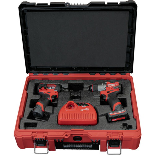 Milwaukee Tool Ｍ１２ ＦＵＥＬ 力強さ容器に並べる（振りまわすせん孔機、差しひびき１番ウッド） 【品番：M12 FPP2A2-5252P JP】
