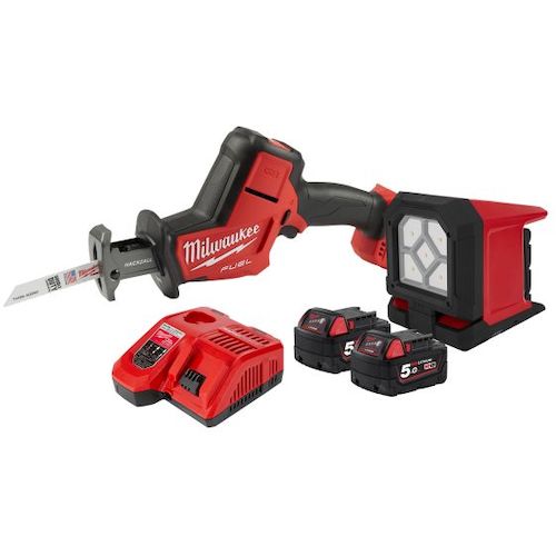 Milwaukee Tool Ｍ１８ コンパクトレシプロＬＥＤ一揃いの道具 【品番：M18 FPP2AX-502 JP】