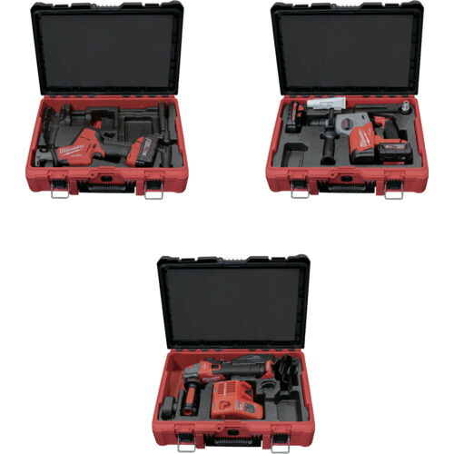 Milwaukee Tool Ｍ１８ ＦＵＥＬ力強さ容器に並べる（鉄槌せん孔機、コンパクトレシプロソー、１００粍変速レコード盤粉砕機） 【品番：M18 FPP3AE-533P JP】