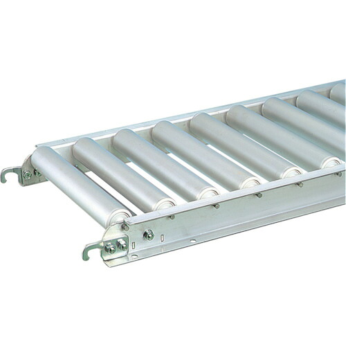 【メーカー直送】三鈴工機（MISUZU）　アルミローラコンベヤＭＡ４５Ｂ型１．５Ｔローラー幅４００　Ｐ１００　２０００ｍｍ　【品番：MA45B-401020】