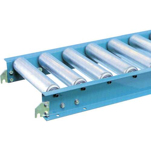 【メーカー直送】三鈴工機（MISUZU）　スチールローラコンベヤ　ＭＳ５７Ｂ型２．１Ｔ　ローラー幅２００Ｐ１００　１．０ｍ　【品番：MS57B-201010】
