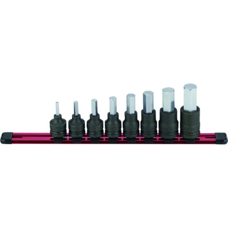 水戸工機　ミトロイ　1/2（12.7mm） ヘックスソケット パワータイプ ホルダーセット 8コマ 9点セット　【品番：HPH409M】