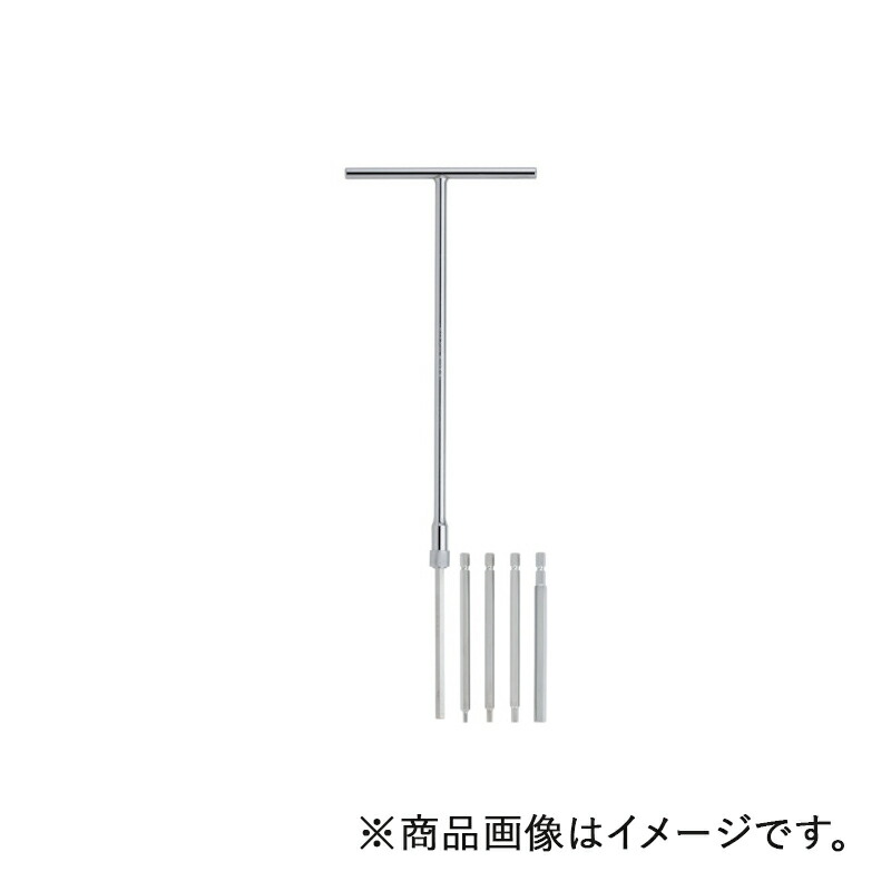 水戸工機　ミトロイ　T型ホローレンチ 差替式 本体300mm・差替ビット200mm 5本セット　【品番：THC-200S】