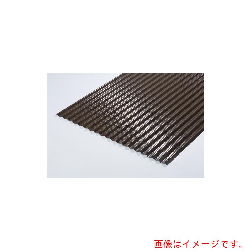 【別途送料あり】三星商事 カラートタン波板 ０．１９ｍｍＸ６尺 【10個】 【品番：201000260-BRN】