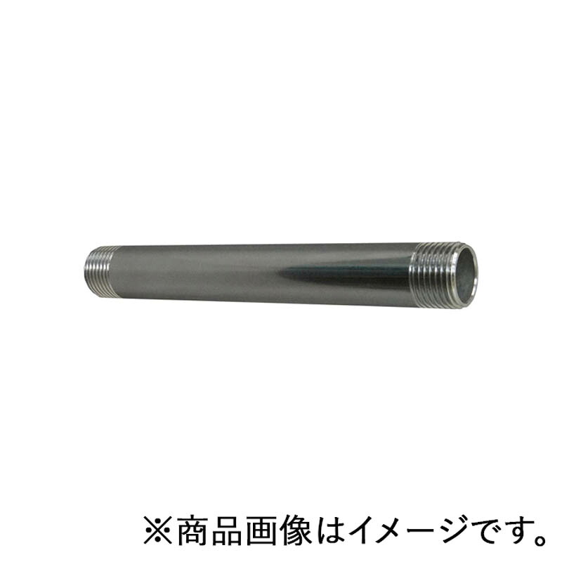 ミヤコ ステンレス鋼両螺子釘水管 20×500 【品番：S4AKS_20×500】