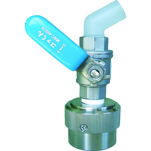ミヤサカ工業　ワンタッチ給油栓　コッくん　ＳＵＳタイプ　溶剤専用タイプ　口金Φ４０用　ブルー　【品番：MWC-40SUS】