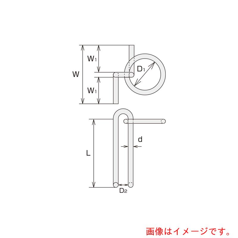水本機械類製造所 ステンレス鋼 係船環ＭＺ型 輪っか口径１７５粍 【品番：MZ-22】