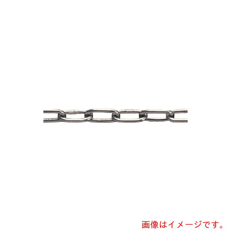 【別途送料あり】水本機械製作所 ステンレスチェーン ３０ｍ 使用線径ｄ９ｍｍ 内長Ｐ３８ｍｍ 【品番：9-B】