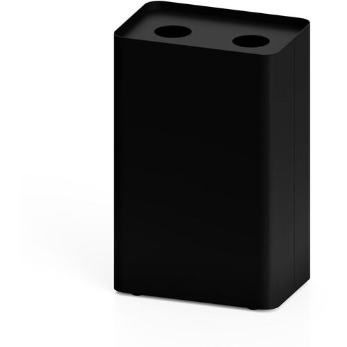 【別途送料あり】ミヅシマ工業　Ｍｓｅｒｉｅｓ　屑入　ノーマル　丸穴２　　ブラック　【品番：3620229】