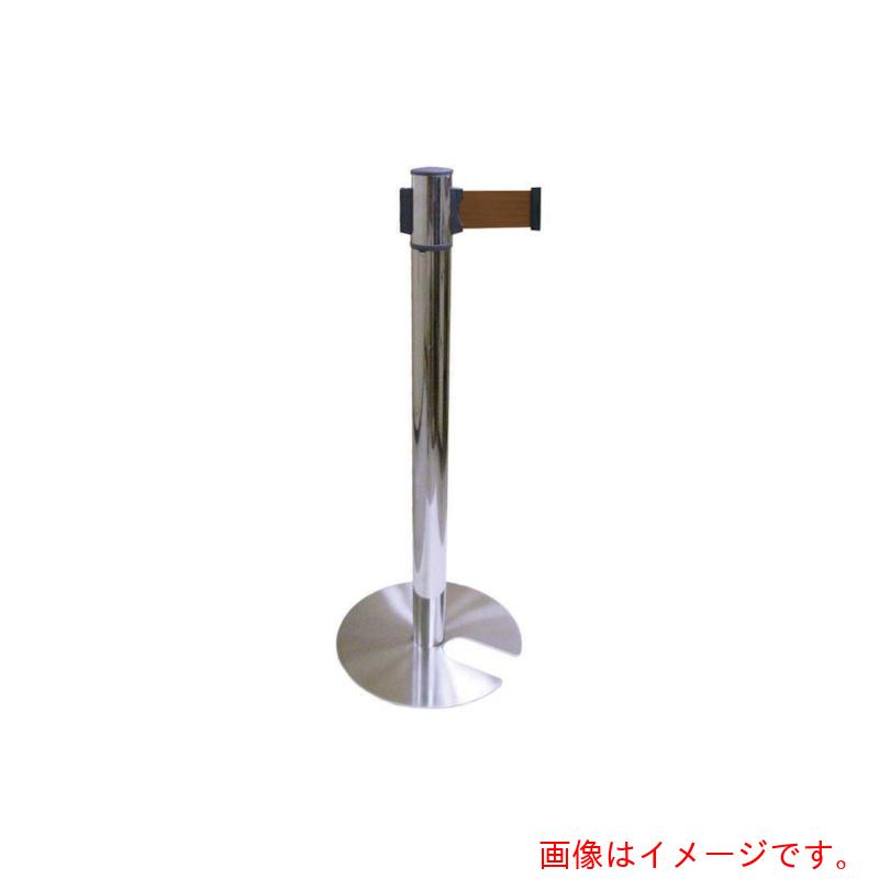 【別途送料あり】ミヅシマ工業　ベルトパーテーション　ブラウン　【品番：3920140】