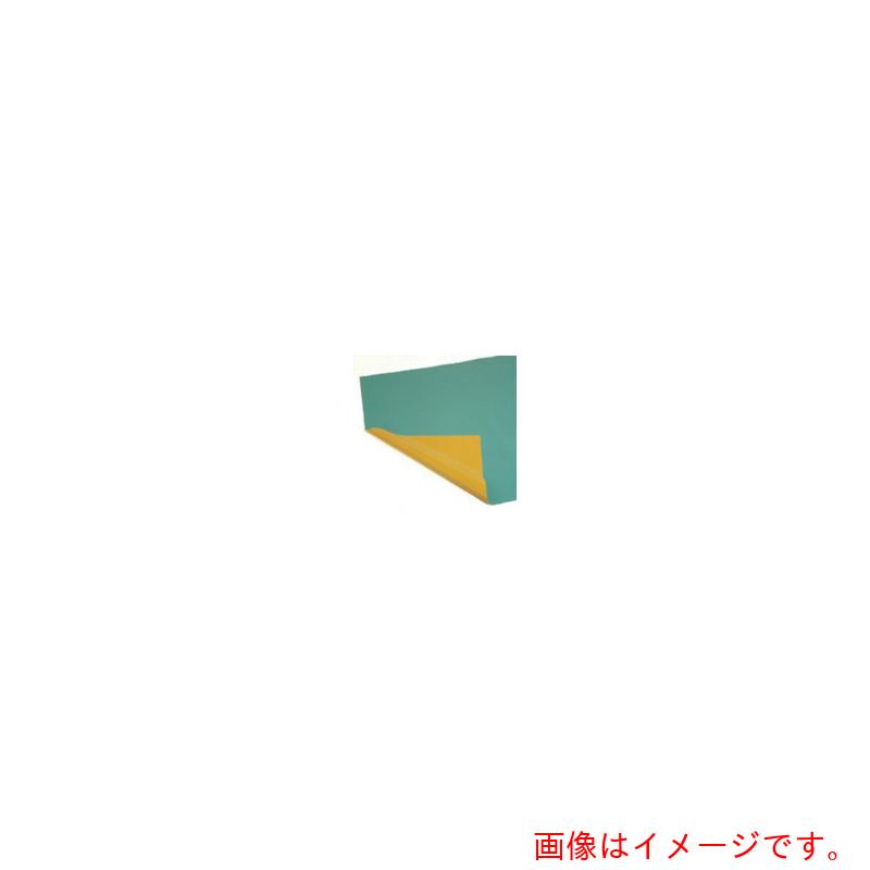 【別途貨物輸送あり】ミヅシマ産業 ターポリンシート ０．５２粍Ｘ１３７０粍幅 モスグリーン／オレンジ色 【10個】 【品番：411-054】