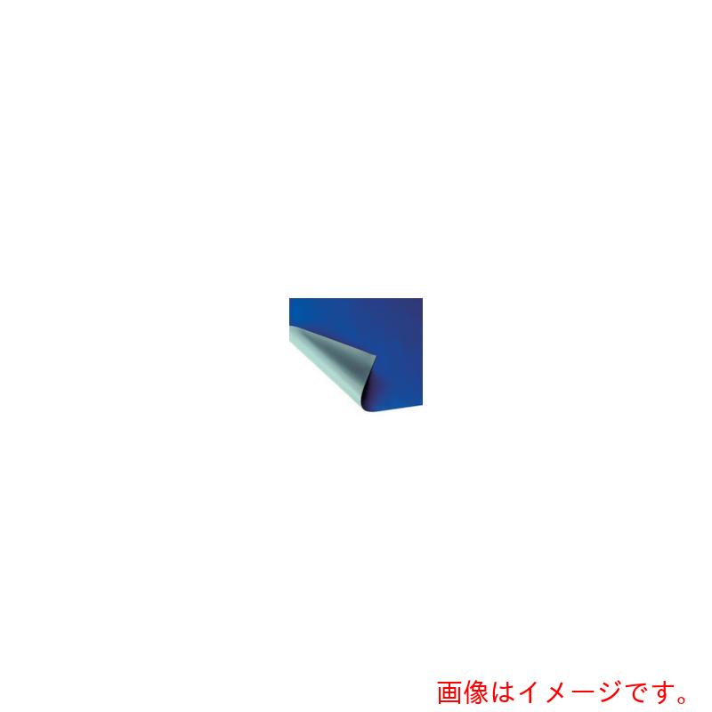 【別途貨物輸送あり】ミヅシマ製作 ターポリンシート １．００粍Ｘ１３７０粍幅 青み／モスグリーン 【10個】 【品番：411-055】