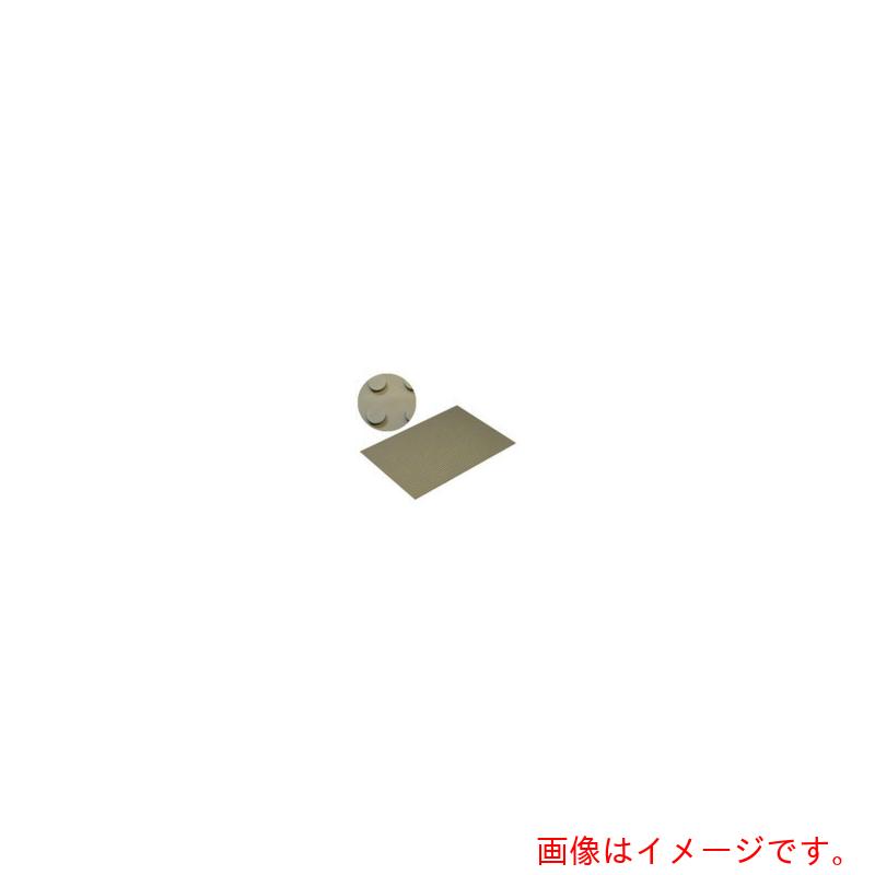 【別途送料あり】ミヅシマ工業　消音マット　踊り場０　接着　ブラウン　グレー　【5個】　【品番：490-045】