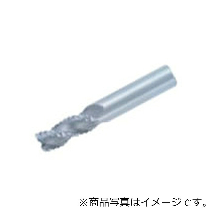 【電子メール便相応う】三菱マテリアル 三菱Ｋ ３枚刃軽銀産業用 超硬ラフィングスクエアエンドミルミディアム刃長（Ｍ）４粍 【品番：CMRAD0400】