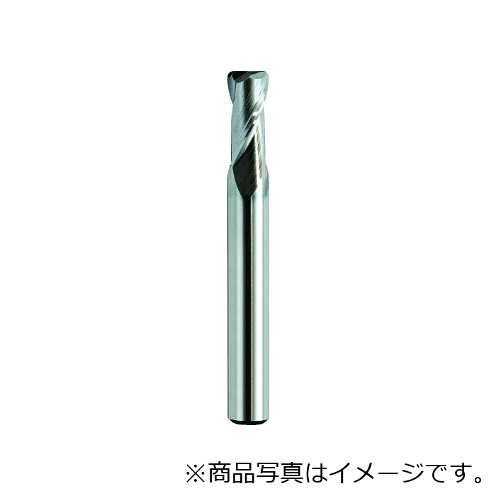 【メール便対応】三菱マテリアル　三菱Ｋ　２枚刃ＣＲＮコーティング銅電極加工用　超硬ラジアスエンドミルミディアム刃長（Ｍ）８ｍｍ　【品番：CRN2MRBD0800R050】