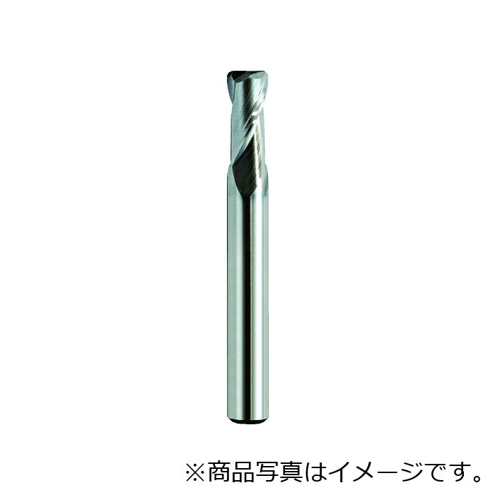 【メール便対応】三菱マテリアル　三菱Ｋ　２枚刃ＣＲＮコーティング銅電極加工用　超硬ラジアスエンドミルミディアム刃長（Ｍ）８ｍｍ　【品番：CRN2MRBD0800R100】
