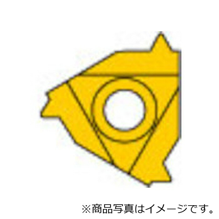 三菱マテリアル　三菱　ＭＭＴシリーズ　内径ねじ切り加工　ＭＭＴＩバイト用　ＰＶＤコーティング　全面研削形インサート　ＶＰ１０ＭＦ　【5個】　【品番：MMT16IR200W】