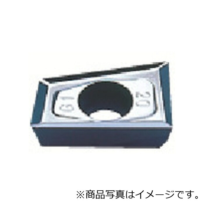 三菱マテリアル　三菱　ＡＱＸ形用　Ｇブレーカ付インサート　超硬　ＨＴＩ１０　【10個】　【品番：QOGT1342R-G1】