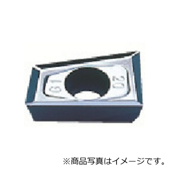 三菱マテリアル　三菱　ＡＱＸ形用　Ｇブレーカ付インサート　ＰＶＤコーティング　ＶＰ１５ＴＦ　【10個】　【品番：QOGT1651R-G1】