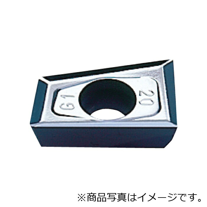 三菱マテリアル　三菱　ＡＱＸ形鋼加工用　Ｇブレーカ付インサート　ＰＶＤコーティング　ＭＰ６１２０　【10個】　【品番：QOGT2576R-G1】