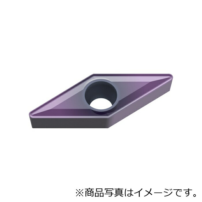 三菱マテリアル　三菱　旋削中切削用Ｓｔａｎｄａｒｄインサート　ＰＶＤコーティング　ＶＰ１５ＴＦ　【10個】　【品番：VCMT110304】