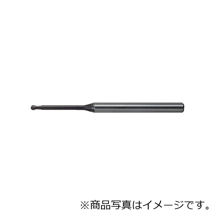 【電子メイル便相応う】三菱マテリアル 三菱Ｋ ２枚刃インパクトミラクルロングネック 超硬ボールエンドミル０．８粍 【品番：VF2XLBR0040N060S06】