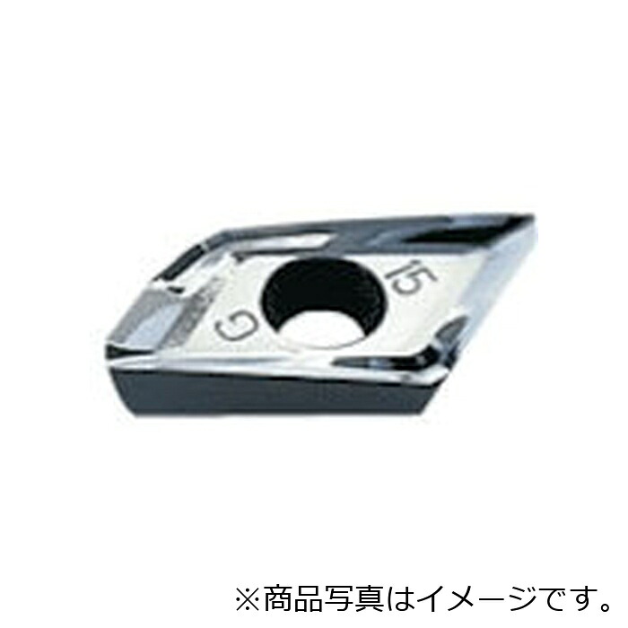 三菱マテリアル　三菱　ＢＸＤ４０００形非鉄金属加工用　Ｇブレーカ付インサート　超硬　ＴＦ１５　【10個】　【品番：XDGT1550PDFR-G50】