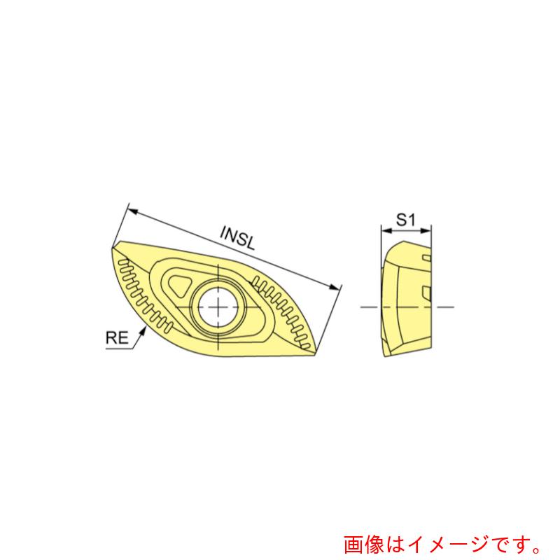 MOLDINO カッタヨウインサート ＴＨ３０８ 【10個】 【品番：ZPET125R-C】