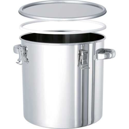 MONOVATE　ＰＴＦＥパッキン付３１６Ｌ密閉容器　６５Ｌ　【品番：CTH-PTFE-43-316L】