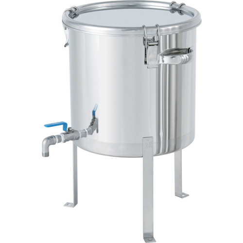 MONOVATE ボールバルブ付密閉容器平鋼脚付 15L 【品番:CTHV-FL-27】|住設プロ 店
