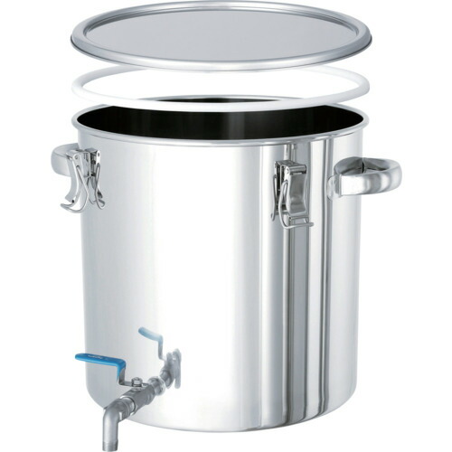 MONOVATE　ＰＴＦＥパッキン・ボールバルブ付密閉容器　４Ｌ　【品番：CTHV-PTFE-18】
