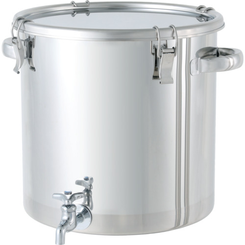 MONOVATE　ステンレスタンク　ストレート密閉タンク（蛇口付）　２５Ｌ　【品番：CTH-W-33】
