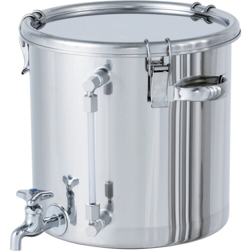 MONOVATE 気泡管水準器計・水道の栓付密閉入れもの ２５Ｌ 【品番：CTH-W-LV-33】